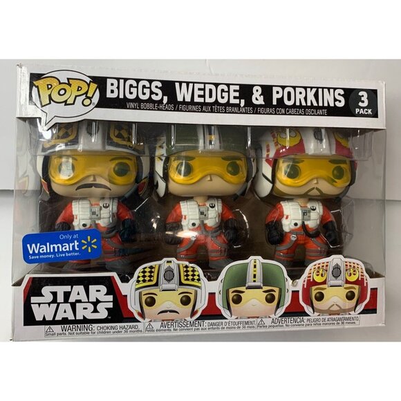 Star Wars Funko Pop! Lot of 4 - Jyn Erso Chirrut Imwe Tobias Beckett + 3pack - Picture 2 of 9